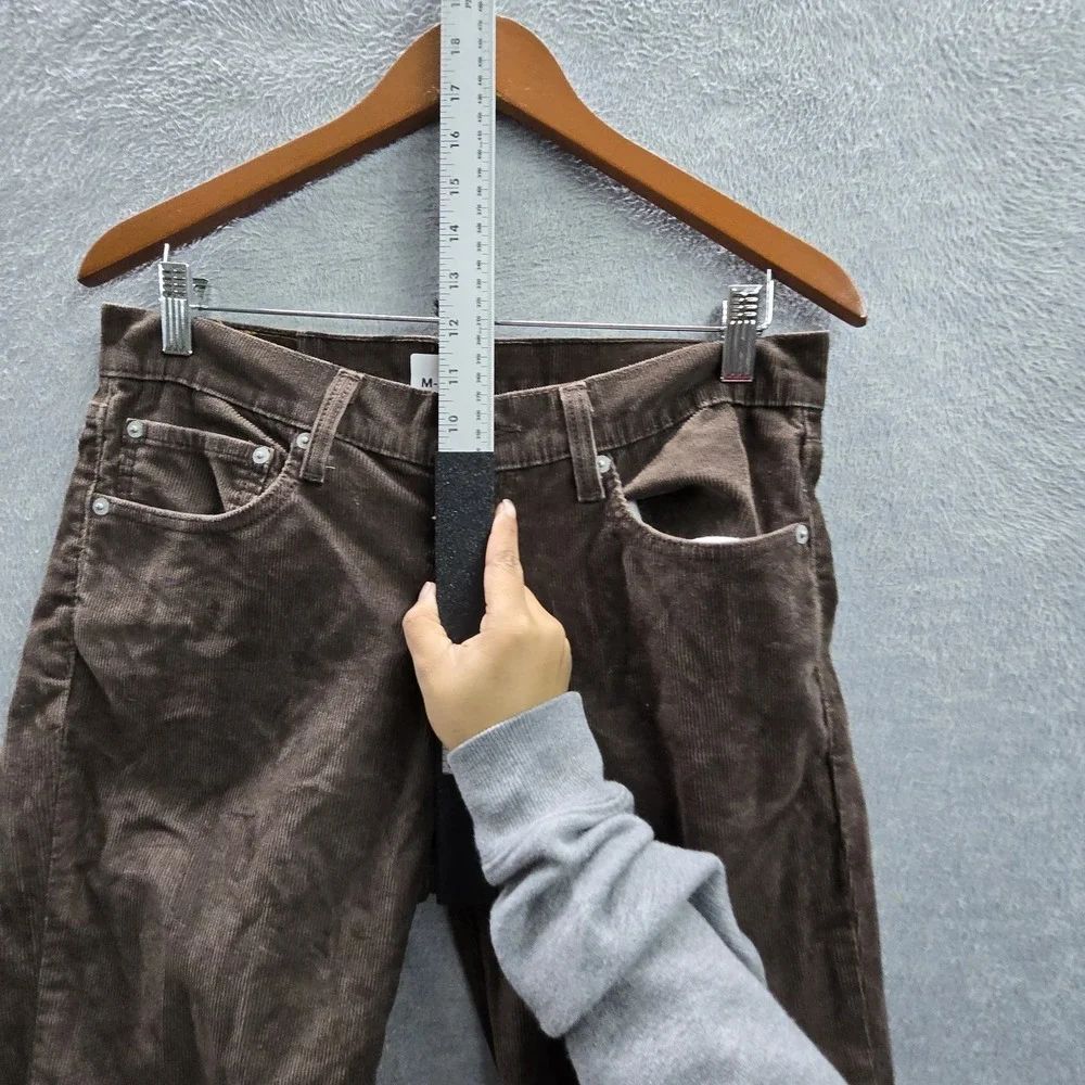 Levi's 511 Men Jeans 31X30 Brown Slim Fit Corduroy 27